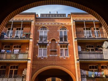 Detail Cité Hellemans © visit.brussels Jean-Paul Remy