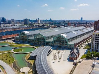 Luchtfoto Gare Maritime © Nextensa