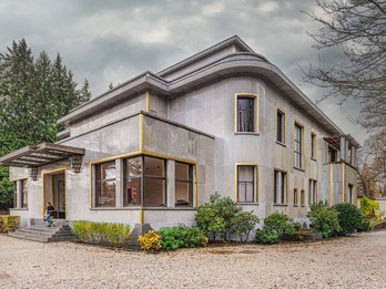 Buitenaanzicht Villa Empain, Rooseveltlaan