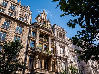 Gevel Anspachlaan, Brussel